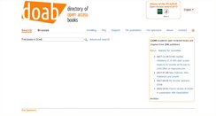 Desktop Screenshot of doabooks.org